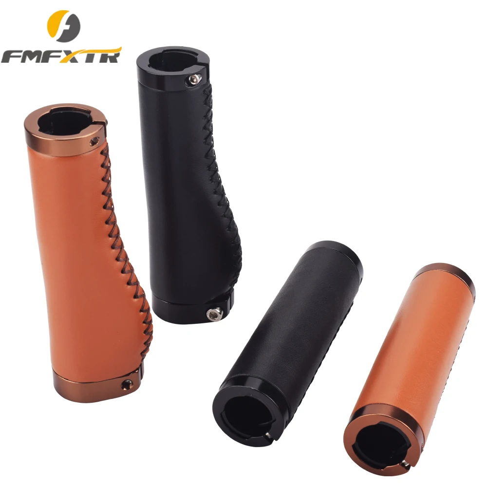 1 пара складных велосипедных ручек из искусственной кожи для горного велосипеда