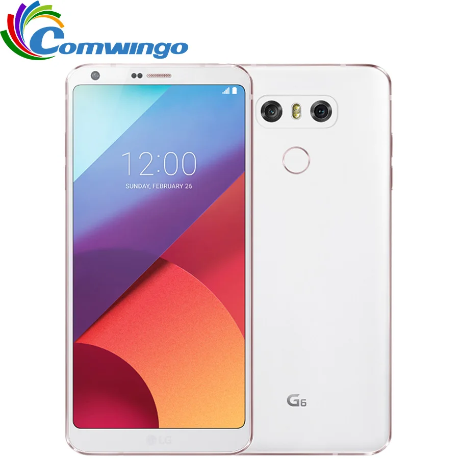 Разблокированный LG G6 четырехъядерный 13MP 5,7 ''Snapdragon 821 с одной/двумя sim-картами 4G LTE мобильный телефон Android LGG6
