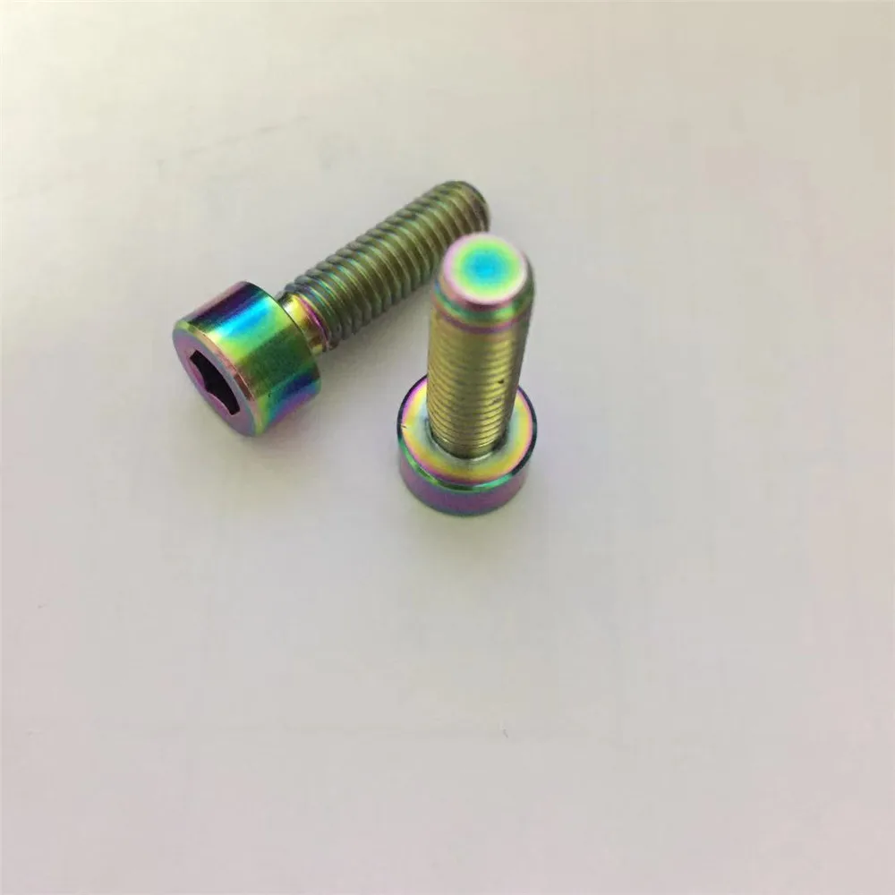1 шт. M6x20mm Кривошип горного велосипеда замок болт Титан дорожный велосипед из