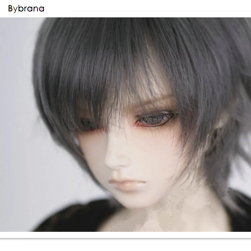 Bybrana 1/3 1/4 1/6 1/8 BJD Doll Wig High Temperature Fiber Fashion Short Hair for Dolls Toy Accessories Good Quality | Игрушки и хобби