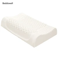 natural latex pillow anti static neck body massage pillow 604010cm adult body health care latex bedding pillow