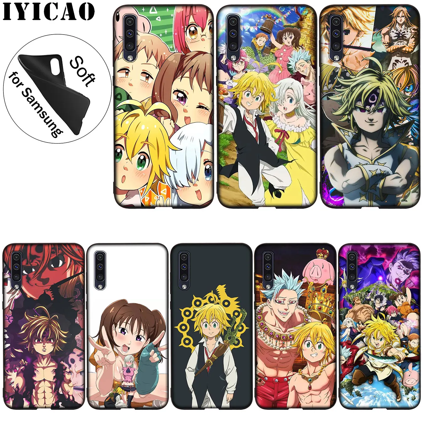 Мягкий силиконовый чехол Nanatsu no Taizai Seven Deadly Sin для Samsung Galaxy A70 A60 A50 A40 A30 A20 A10 A50S A40S A30S