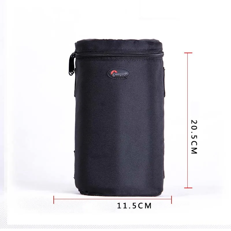 Быстрая чехол для объектива Lowepro водонепроницаемый чехол для фото для стандартного зум-объектива Черный - Цвет: Lens Case 3