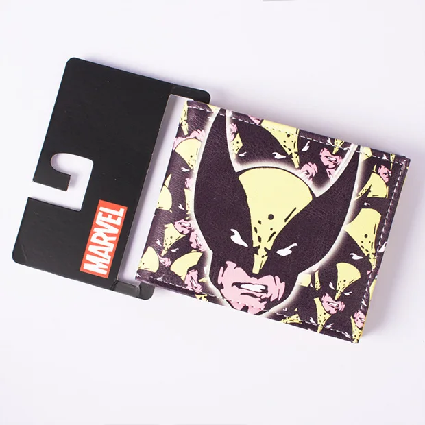 Wolf Комиксы DC Marvel кожаный бумажник Доктор Кто Тардис Доктор Кто Karte Полиция Box доллар цена кошелек синий Женские Кошельки Carteras - Цвет: Wolf