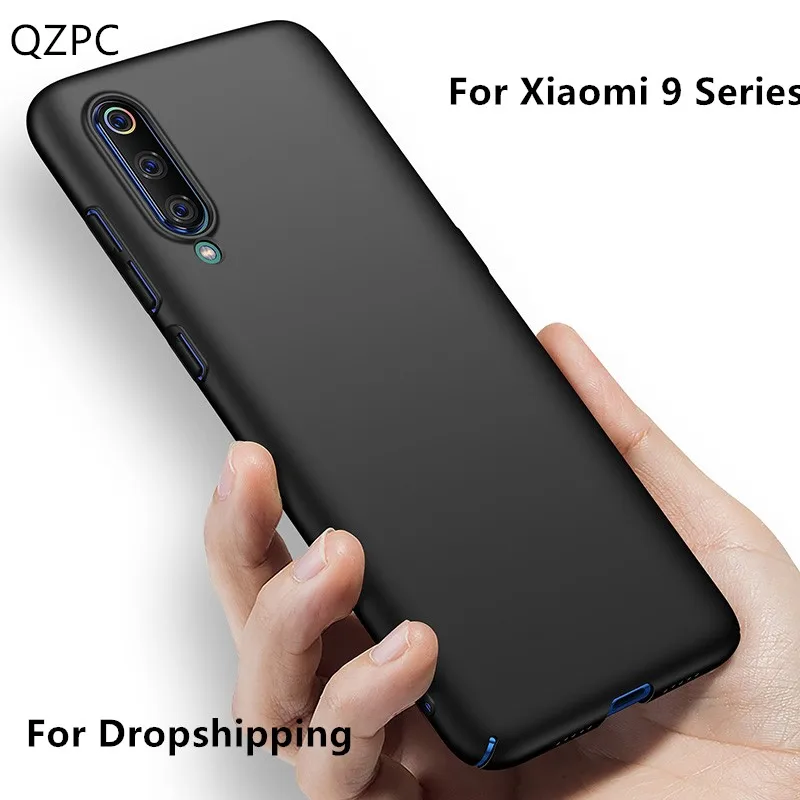 2019 Роскошный тонкий защитный чехол для Xiao mi 9 Чехол черный матовый Жесткий