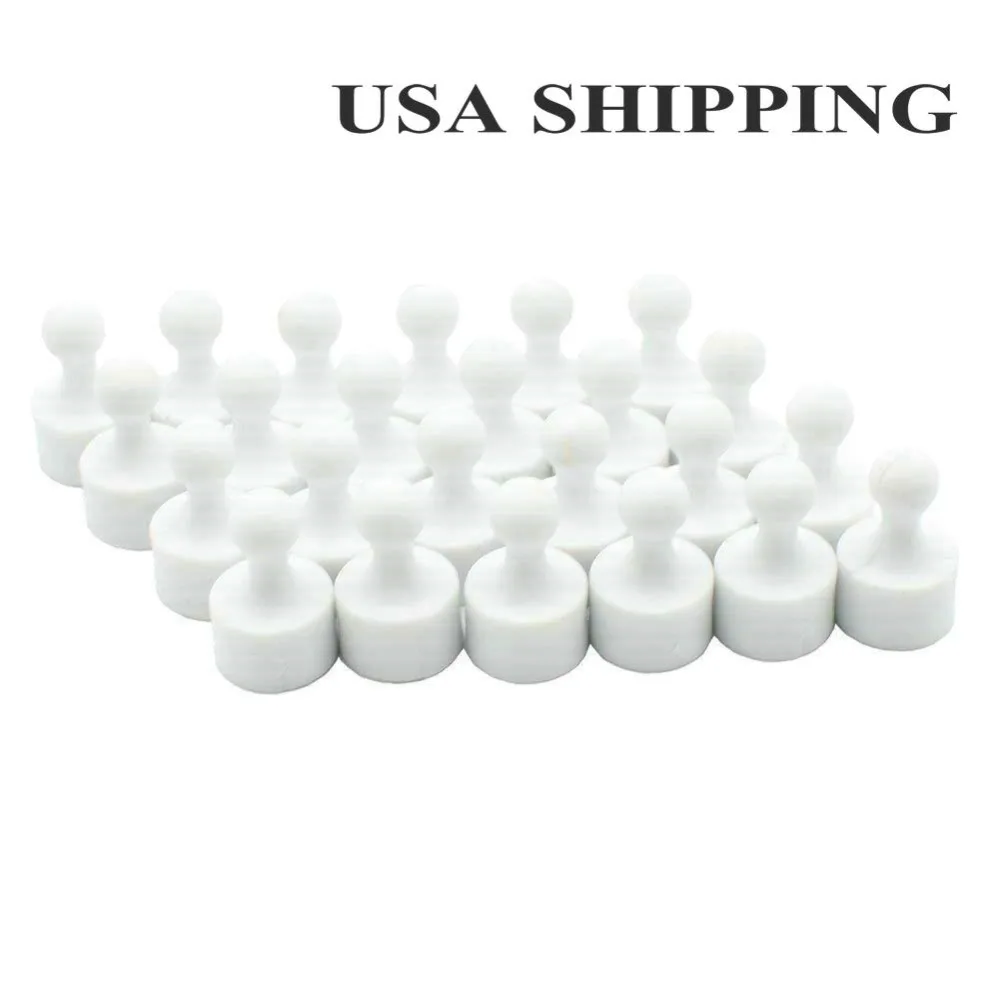 Магнитные штифты, магнит, полезный для холодильника, офиса, карты, магниты, кухонная доска, магниты для фото, забавные, красочные, для большого пальца, белые