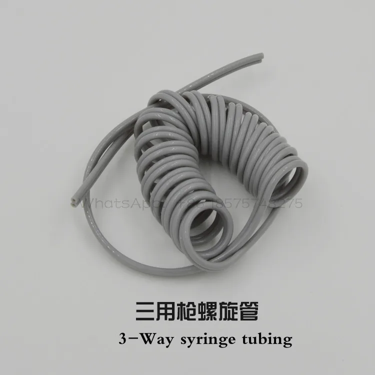 3way sryinge tube 2 шт. зубные сильные/слабые всасывающие трубы наконечник трубки сryinge трубки ног управление трубка для стоматологического Блока запасные части - Цвет: 3way sryinge tube