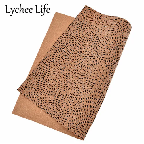 4 Lychee Life A4 мягкий пробковый материал, Красочные бабочки, 29x21 см, ткань, сделай сам, ручная работа, для домашнего шитья, одежда, текстиль, принадлежности - Цвет: 4