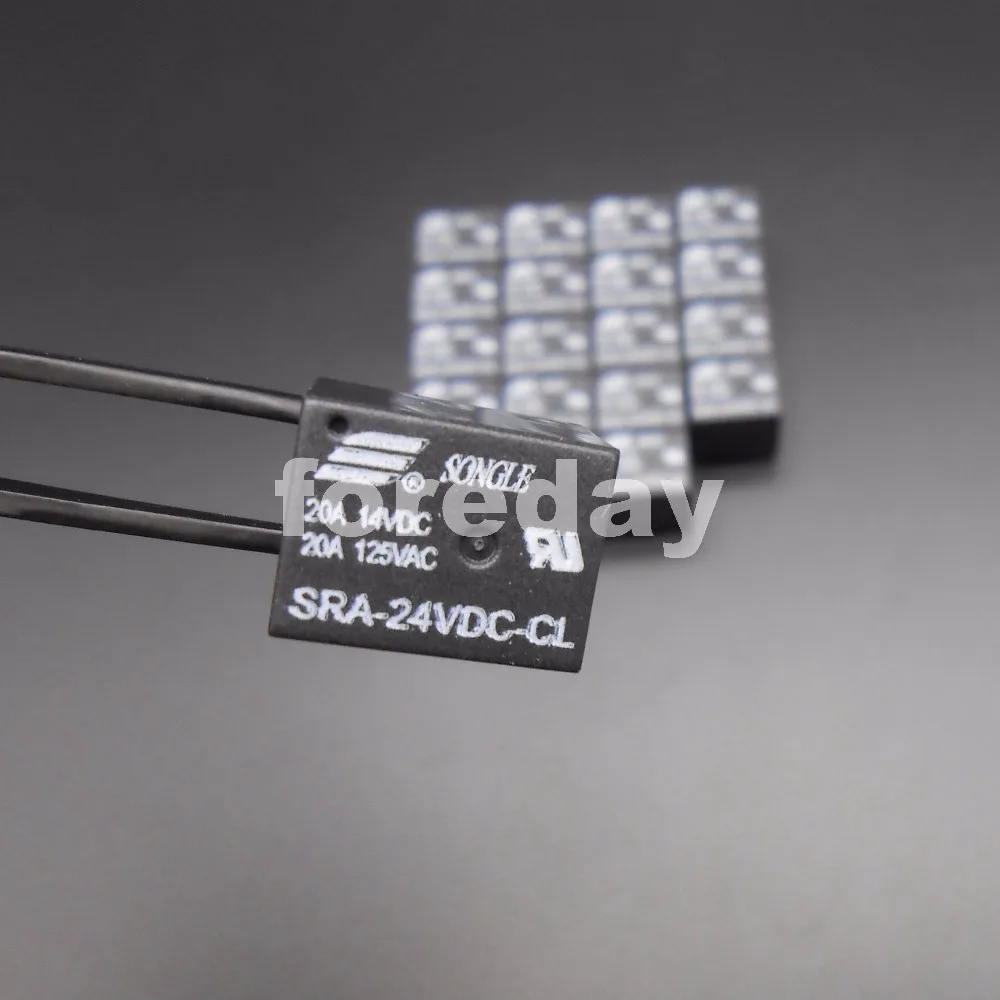 1000 шт. стандартное реле постоянного тока 24 В в 20 А 5 контактов SPDT SRA 1 лот = *