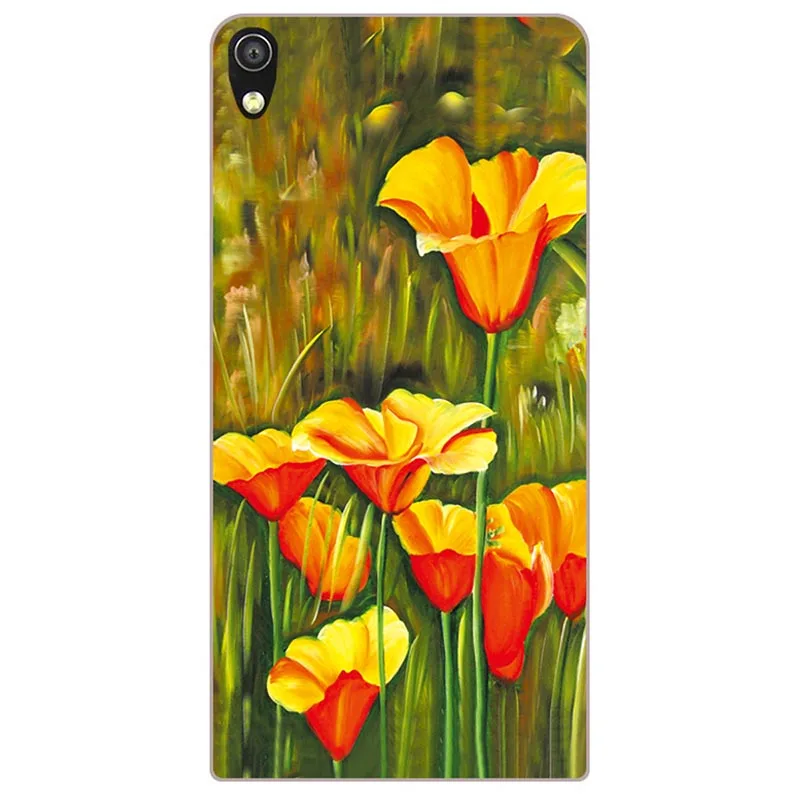 Y028 Жесткий пластиковый чехол для телефона, чехол для huawei Ascend P6 P6-U06, чехол для телефона с красочным принтом, жесткий чехол с рисунком цветка - Цвет: Y028