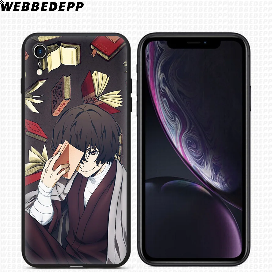 WEBBEDEPP Bungou Stray Dogs Anime Soft Silicone Case for iPhone 11 Pro Xr Xs Max X or 10 8 7 6 6S Plus 5 5S SE |