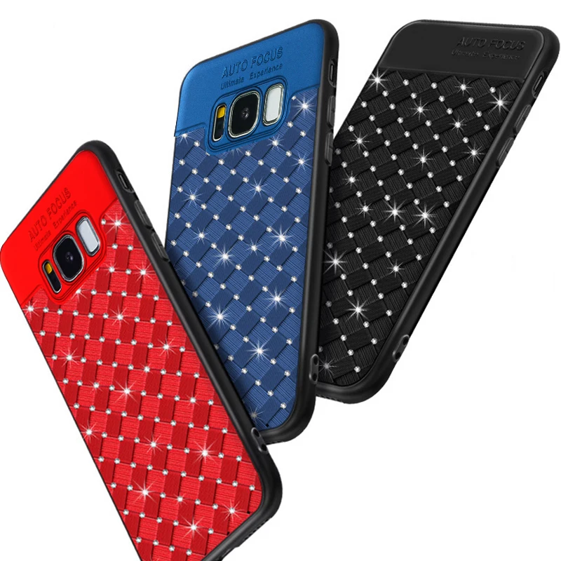 YonLinTan Блестящий Алмазный 3D чехол для Samsung galaxy s8 S 8 Plus S8Plus силиконовый роскошный