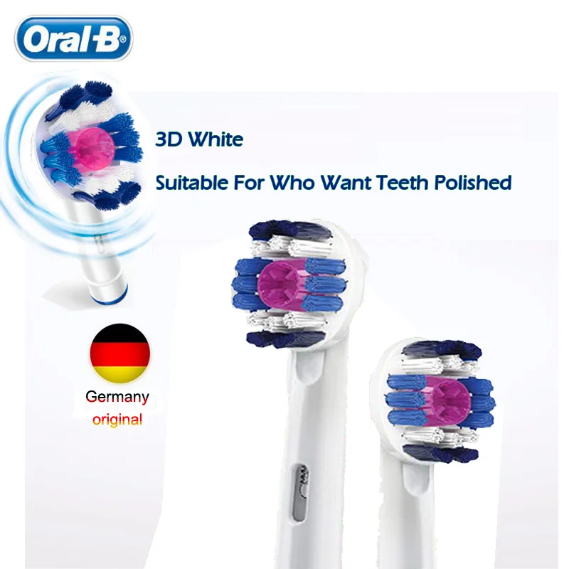 Oral B Сменные насадки для щеток электрическая вращающаяся зубная щетка 3D