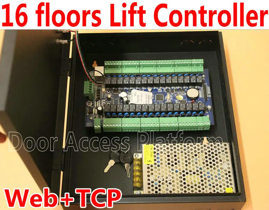 Контроллер подъема сети TCP/IP 16 напольное здание контроллер панели печатная плата