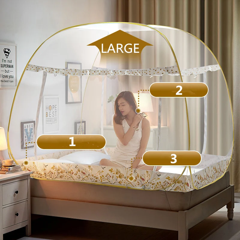 Портативный летняя москитная сетка для взрослых сетчатый балдахин студентов