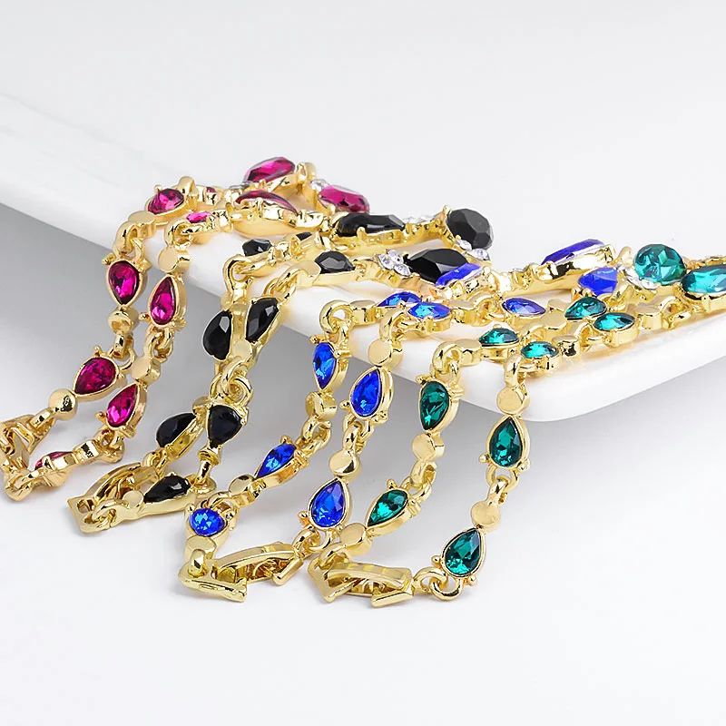 H:HYDE модные украшения 1 шт. золотой цвет CZ австрийский кристалл элегантный милый