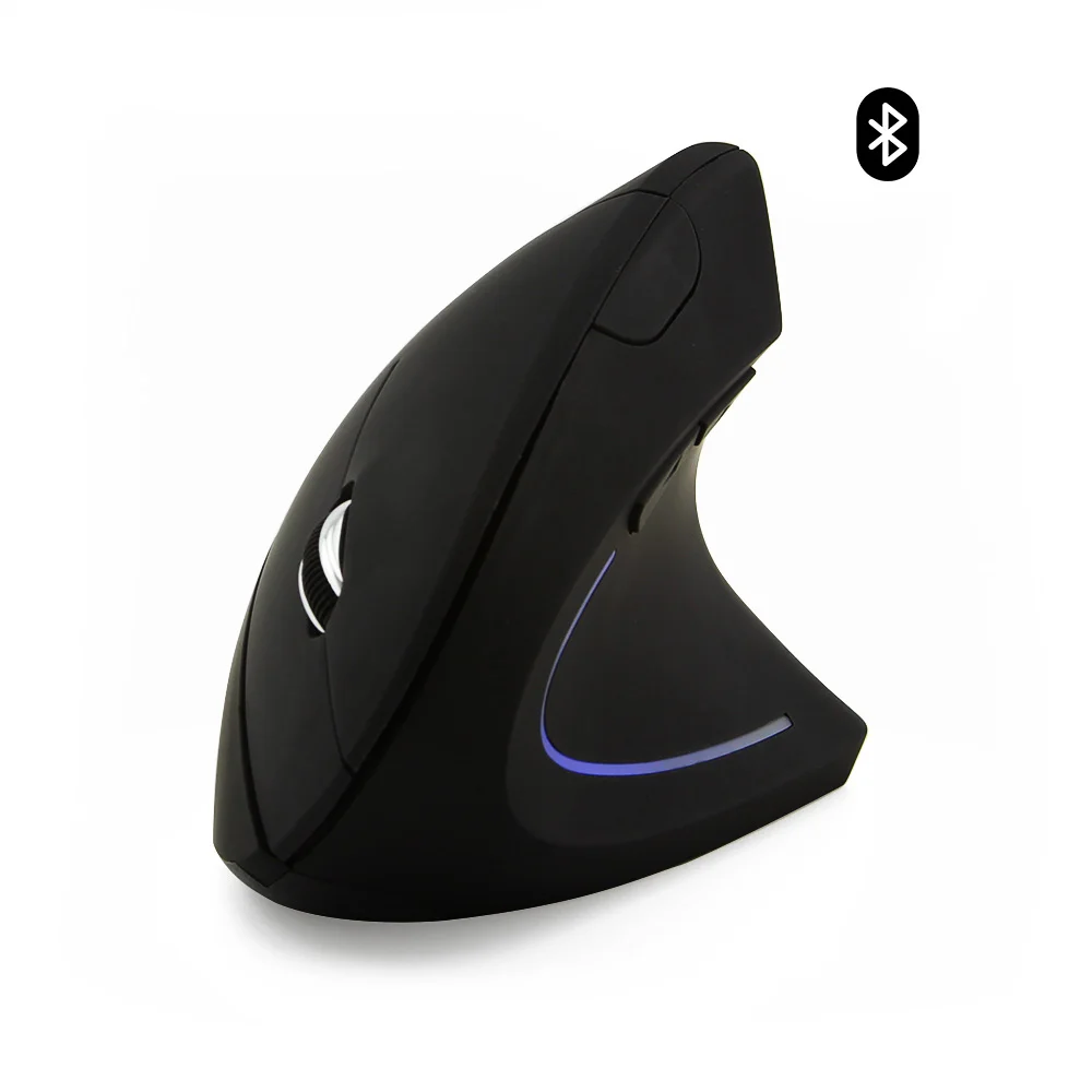 Bluetooth Mouse Bluetooth беспроводная Вертикальная мышь портативная эргономичная оптическая компьютерная мышь Mause 1600 dpi+ коврик для мыши для ноутбука Xiaomi - Цвет: Bluetooth Mouse