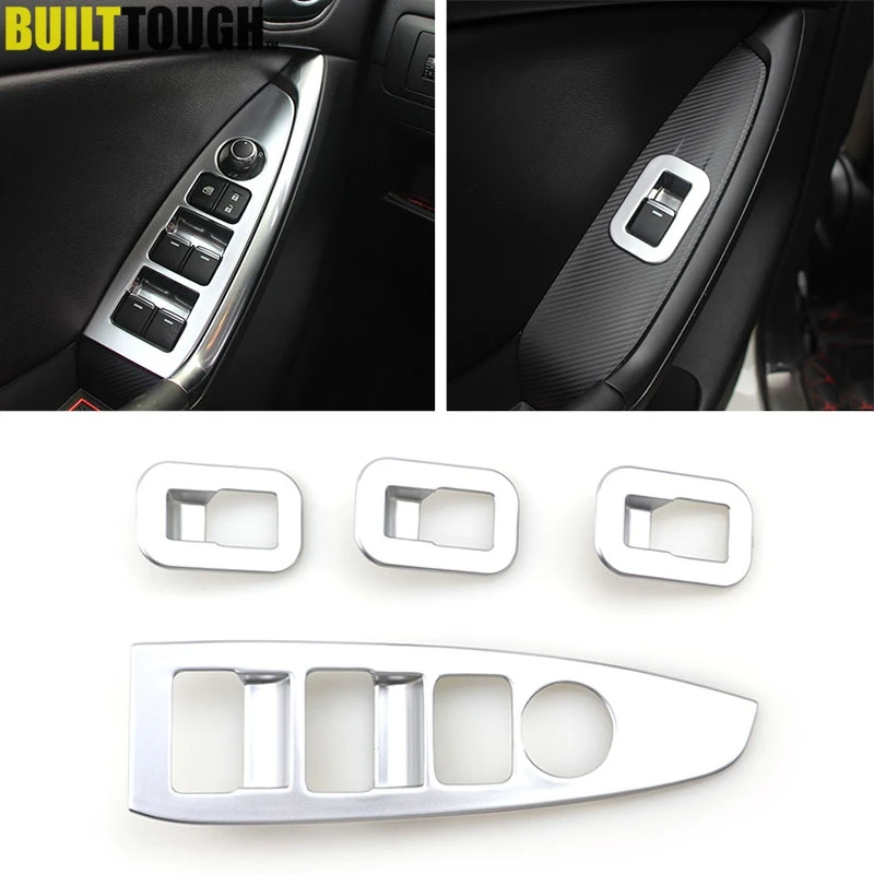 Для Mazda Cx-5 Cx5 2012 2013 хромированная Внутренняя дверь, окно, кнопка подъема, переключатель, панель, крышка, отделка рамы, Молдинг
