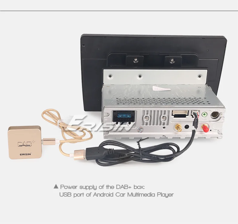 Erisin ES364 DAB + цифровой радиоприемник с усиленной антенной для Android 5 1/6 0/7 1/8 0