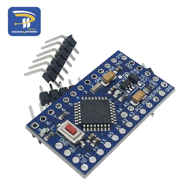 1 шт. Pro mini Atmega328 Pro Mini 328 Mini ATMEGA328 3,3 В 8 МГц 5 в 16 МГц для Arduino совместимый Nano CP2102 FT232RL