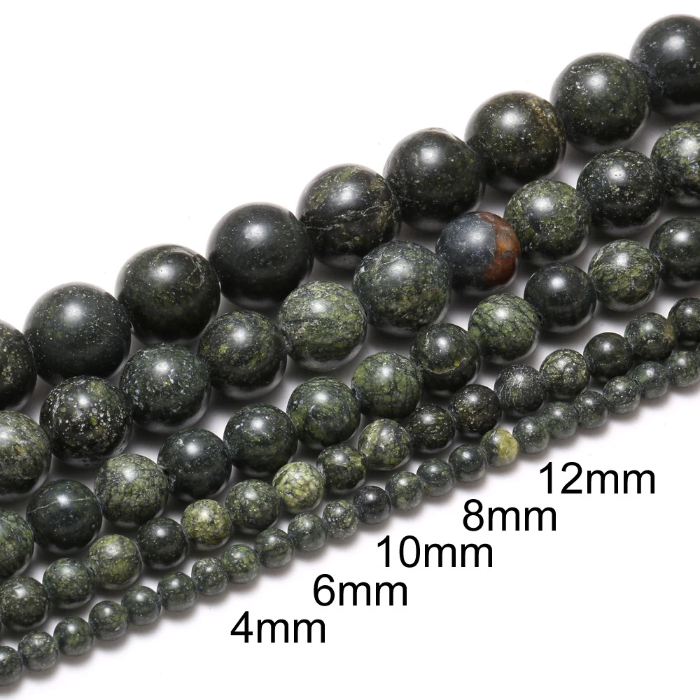 Бусины из натурального зеленого камня от производителя оптовая продажа