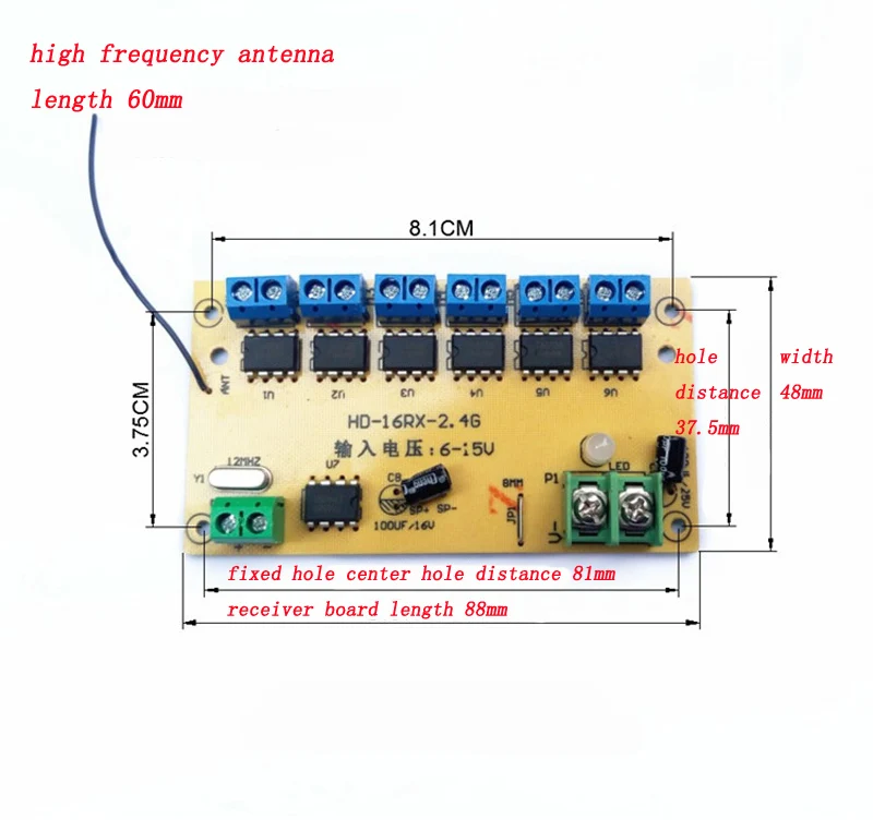DIY экскаватор с дистанционным управлением игрушечные машинки 16CH 2,4G радио Sytem управление ling части DC 6-15V передатчик+ приемник плата 5A большая мощность