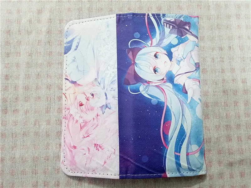 Аниме 19 дней Токийский Гуль Наруто Lovelive Hatsune Miku Yuri on Ice Natsume Yuujinchou кошелек портмоне ID/кредитный держатель для карт