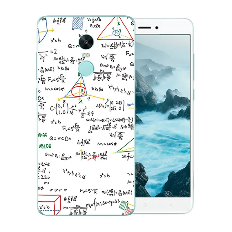 Роскошный чехол для телефона Xiaomi Redmi Note 4X мягкая задняя крышка с красочным