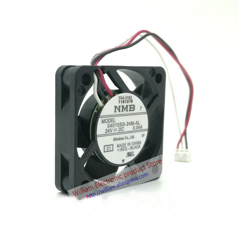 NMB 04010SS-24M-AL DC24V 0.04A 40*40*10 мм сигнал тревоги Инвертор Вентилятор охлаждения