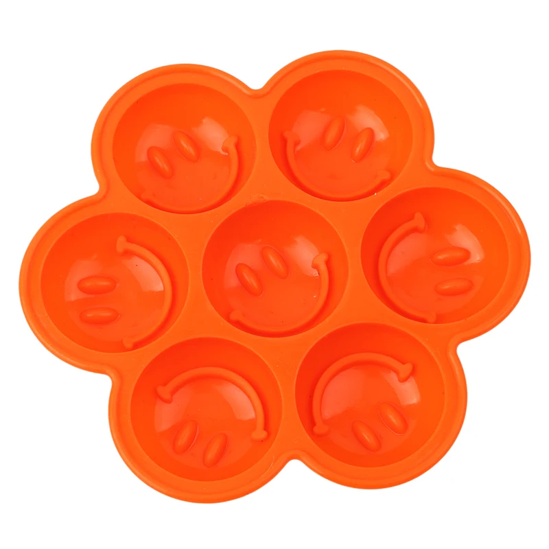 1PC DIY 2020 New Lovely 3D Smile Face Silicone Ice Cube Round Ball Mould Molds Tray Sphere Party Bar | Дом и сад