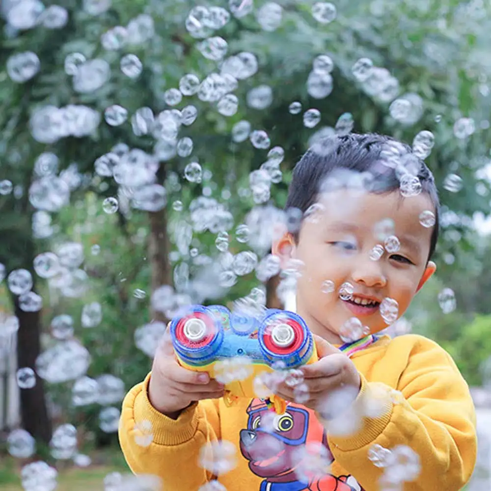 Bubble Blower Automatic Telescope Machine Flashing Light Up Music 2019 Popular Attractive Novelty Toys |