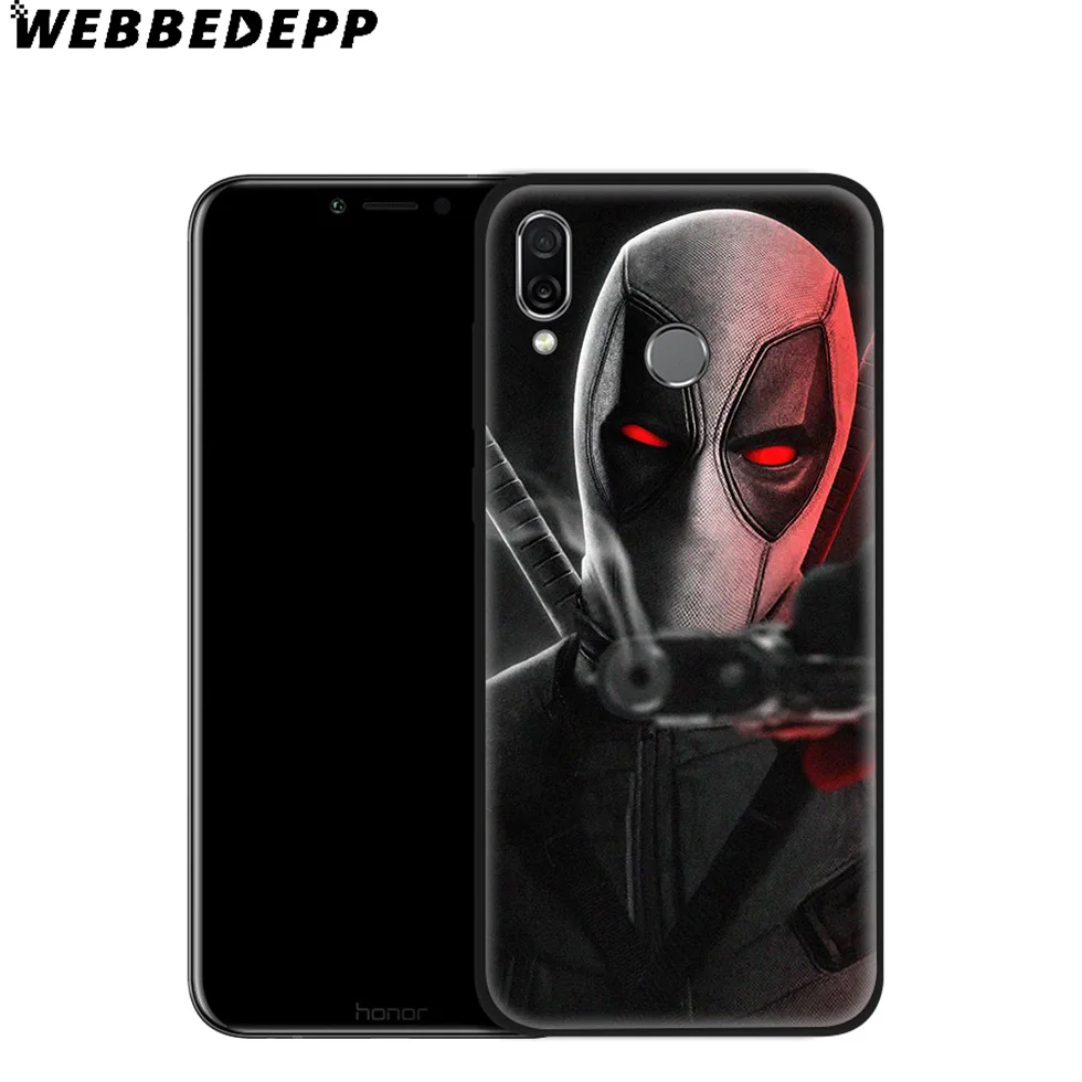 Deadpool Dead Pool Cool Soft Case for Huawei P8 P9 P10 P20 P30 Lite Pro P Smart Z Plus 2019 Y6 Prime 2018 2017 Mini |