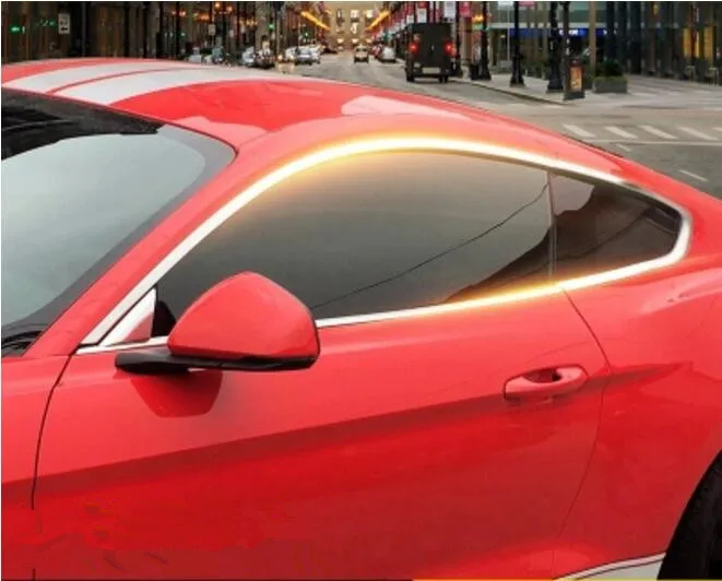 Высококачественная декоративная накладка на окно автомобиля из нержавеющей