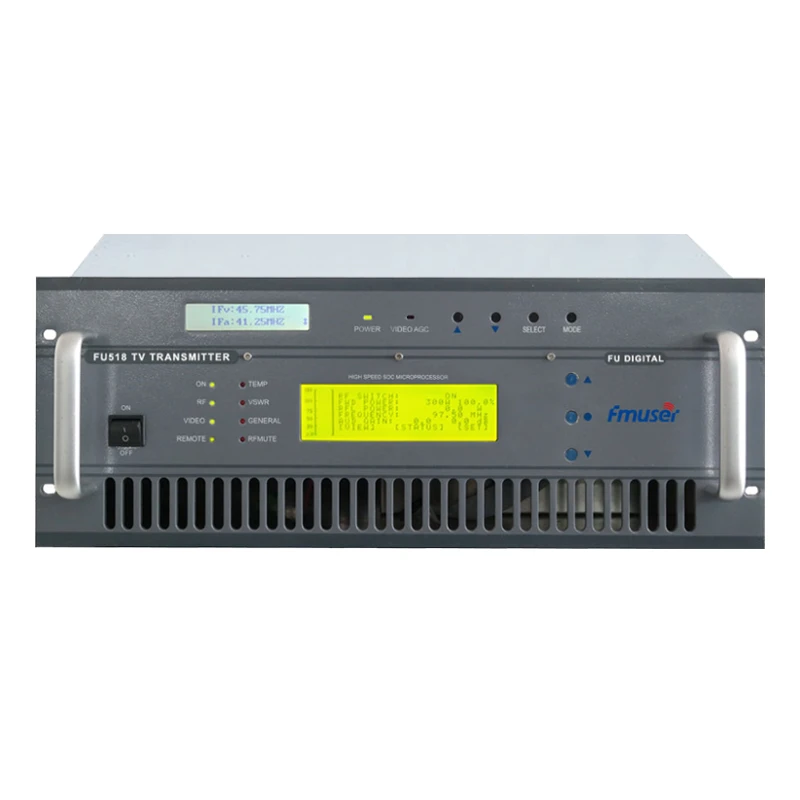 FMUSER CZH518D 50 Вт УКВ Все Твердотельный беспроводной ТВ-передатчик DVB-T Цифровое ТВ Вещательное оборудование для тв станции
