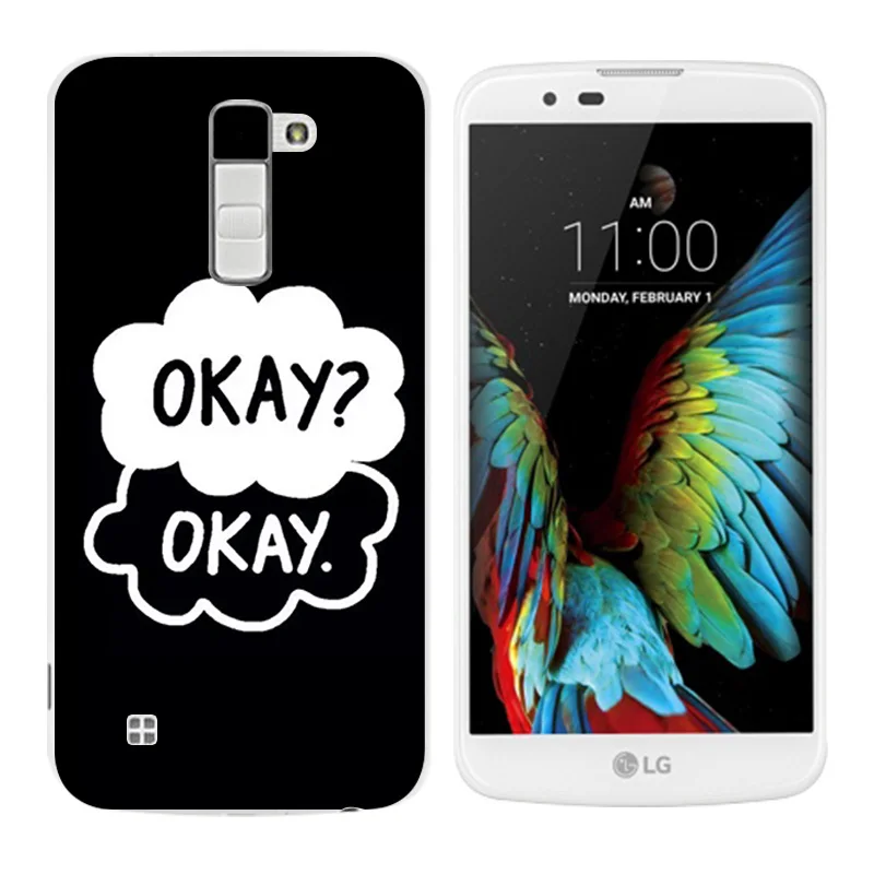 Мягкий ТПУ чехол для телефона LG K10 K 10 LTE K420N K430 K430DS 5 3 задняя крышка с черными