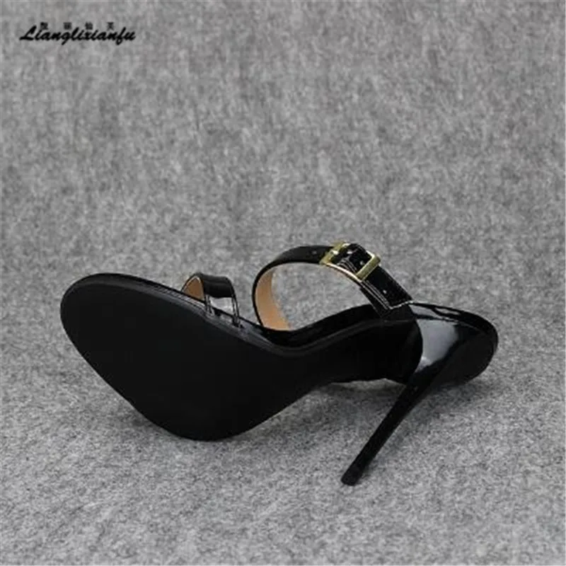 LLXF/шлепанцы zapatos mujer; большие размеры 40-47, 48, 49, 50; летние туфли на шпильках босоножки на тонком каблуке 14 см женские классические туфли-лодочки; Новое поступление