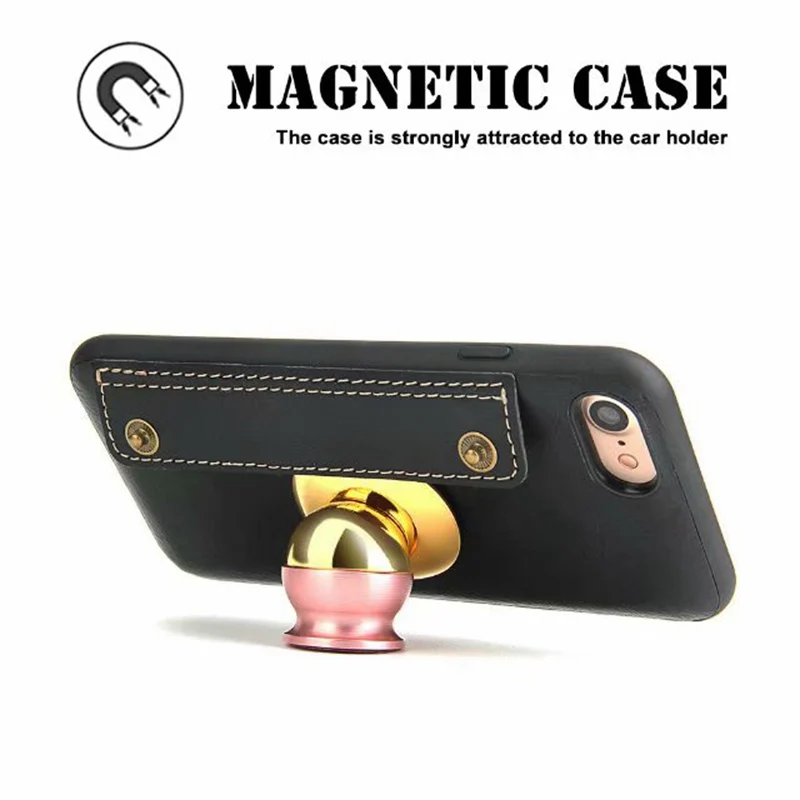 Чехол для Iphone 7 8 Plus, подвесной чехол на талию, чехол для Apple Funda Etui, роскошный кожаный кошелек, чехол для телефона, чехол, чехол, сумки