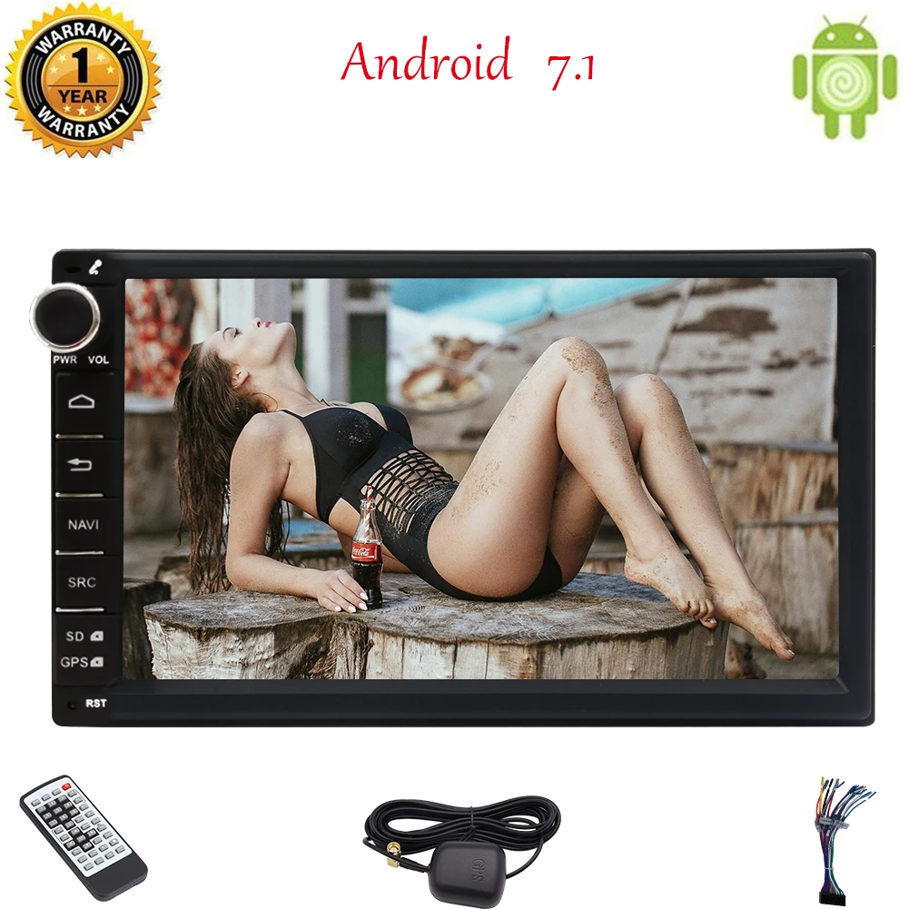 8 ядерный автомобильный стереоприемник Android 7 1 2 Din приборное радио FM/AM RDS DAB + Bluetooth