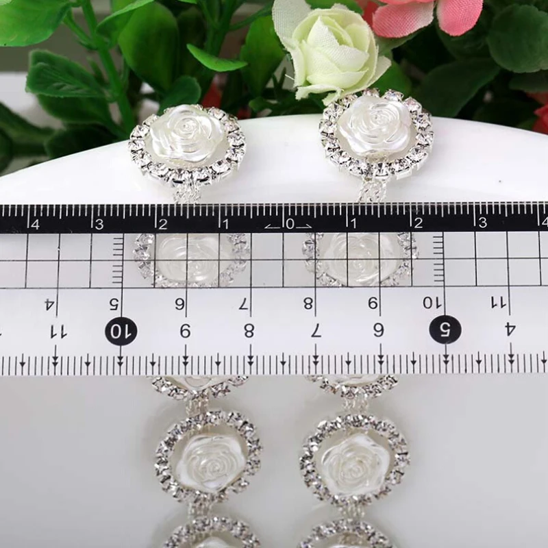 Горный хрусталь отделка стекла цепи горный коготь страз жемчуг для одежды|rhinestone