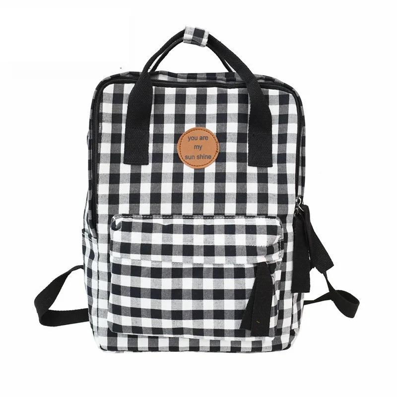 Рюкзак со Стивеном для женщин Путешествия Back Pack сестра рюкзак плед повседневное
