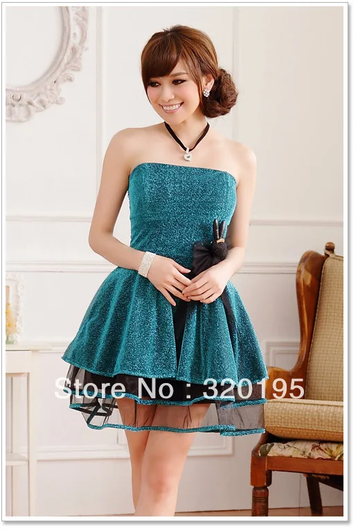 2013 Free Shipping Stock PriceKnee Length Sexy Special Occasion Dress XL XXL XXXL 1pcs/lot | Женская одежда