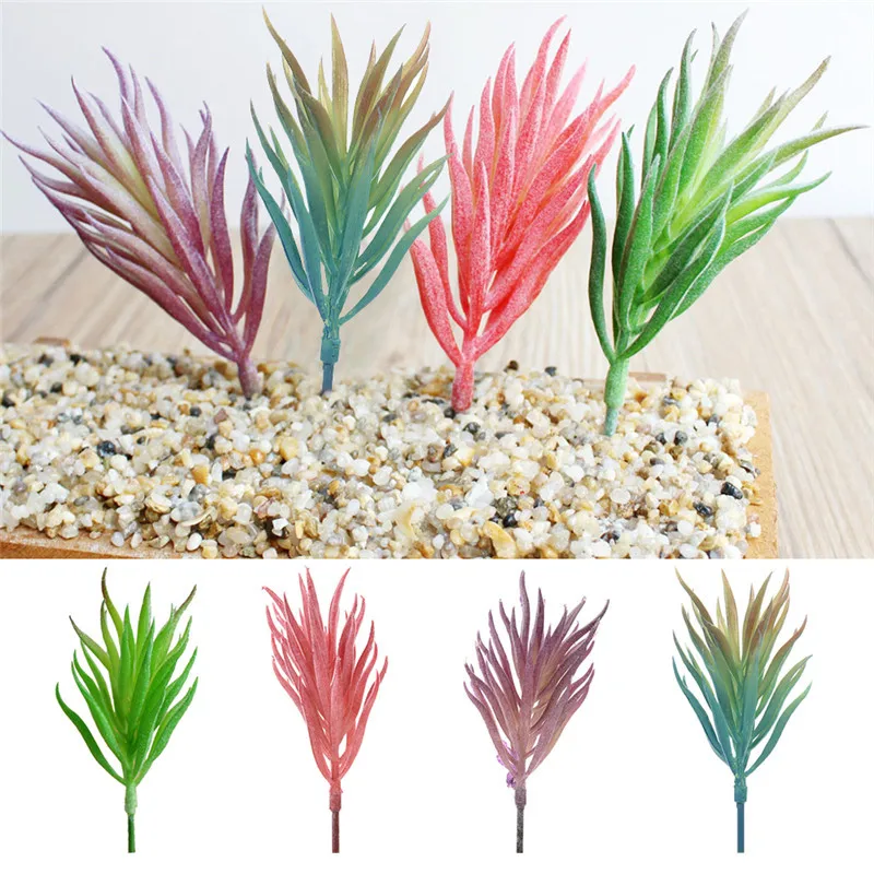 Искусственного Качество успешных завод лотоса травяные листья ландшафтный