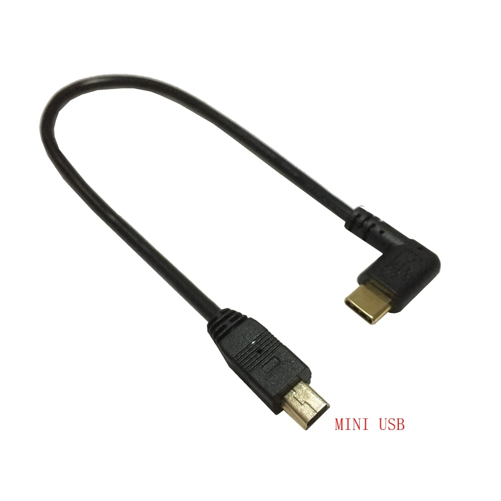 Высококачественная позолоченная штепсельная вилка 20 см с разъемом USB 3 1 Type-c и Mini 2