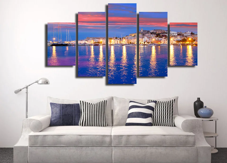 HD с ispaniya eivissa ibiza живопись на холсте Декор печать плаката Холст Бесплатная