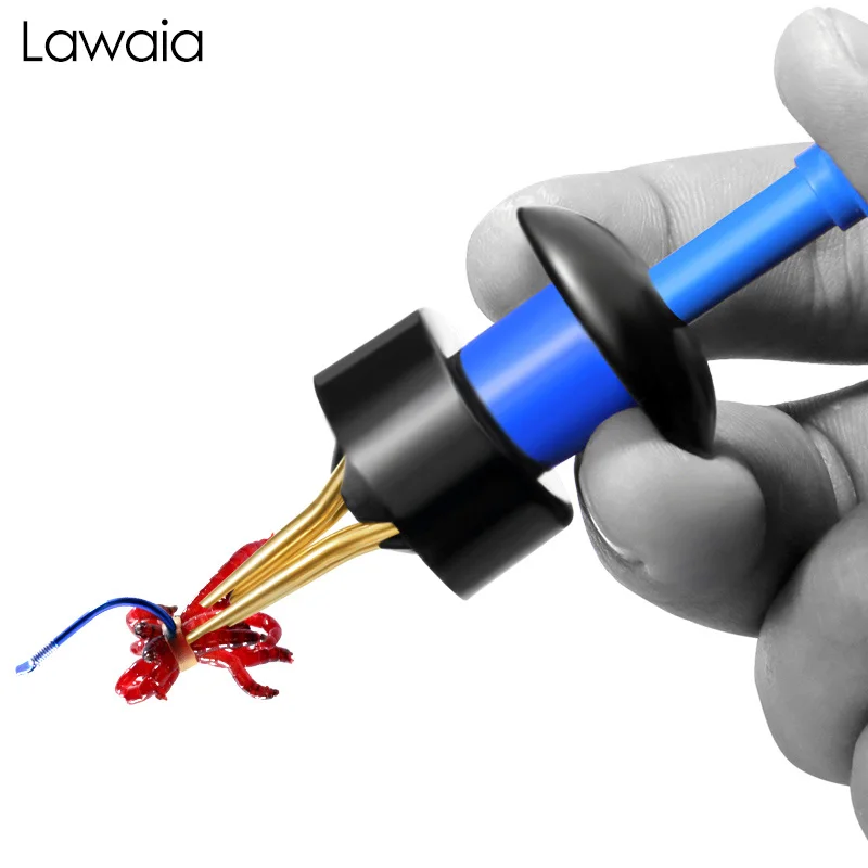 

Lawaia Red Insect Clip Multi-function Hanging Red Worms Rubber Band Red Worm Clip Live Bait Bundled Fishing Supplies Accessories
