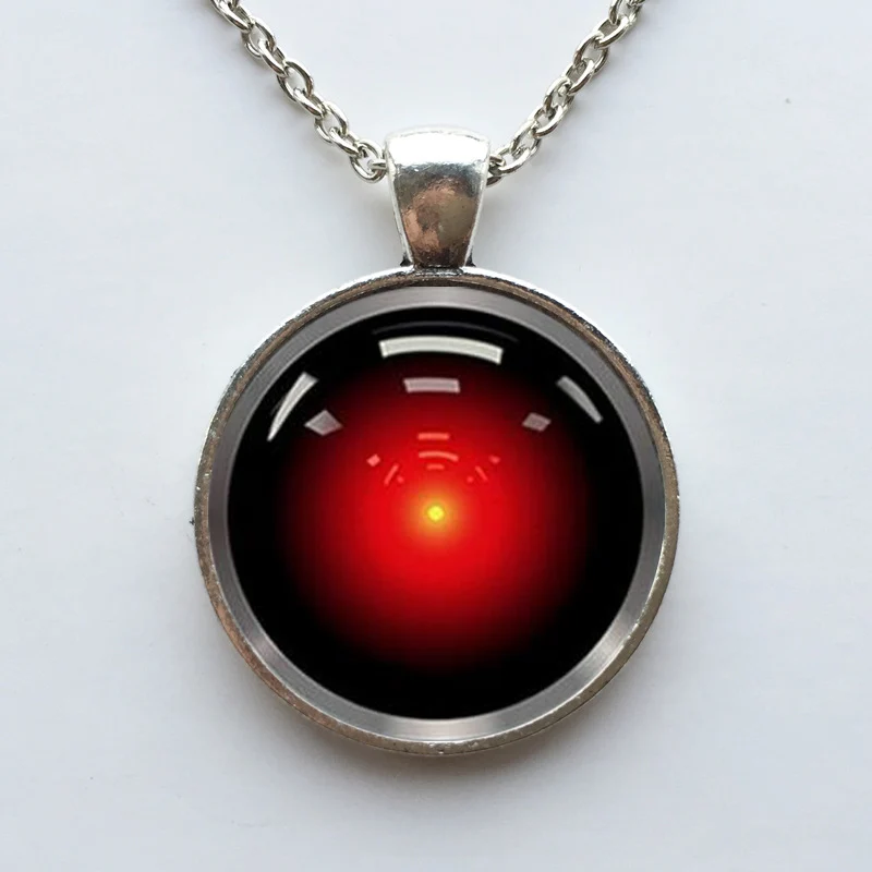 Hal 9000 космическая Одиссея вдохновленная Ожерелье Стеклянный кабошон ожерелье |