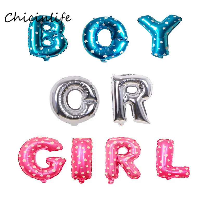 Chicinlife пол раскрывает вечерние воздушный шар "Конфетти" он или она? Воздушные шары для мальчиков или девочек, вечерние воздушные шары с голубым сердцем