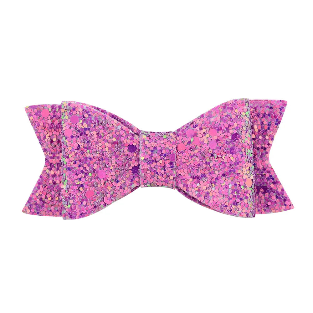 3 15 дюймовые бутиковые блестящие банты с защитными зажимами для девочек