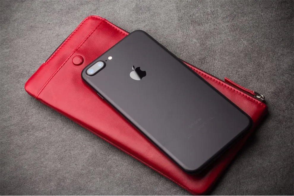 QIALINO Чехол-кошелек для iphone 7 и iphone 7 plus ручной работы из натуральной кожи чехол для iphone 7 слоты для карт 4,7/5,5 дюймов