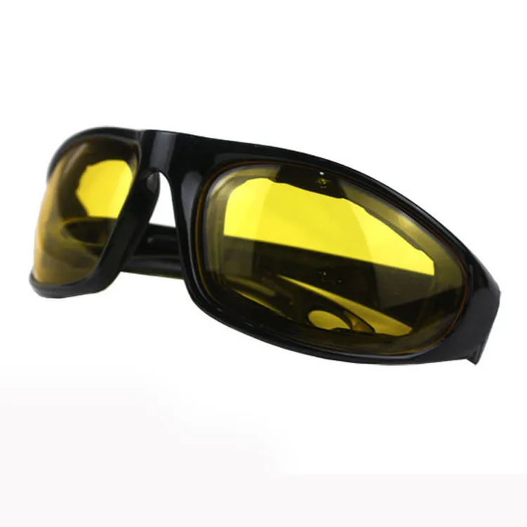 Дешевые страйкбол тактические очки пустыни солнцезащитные очки Спорт на открытом воздухе Тактические очки UV400 очки ночного видения очки - Цвет: YELLOW